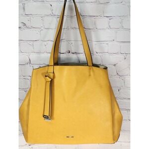 NWOT Nine West Gaya Women's Tote Mustard Light Tan DISCONTINUED